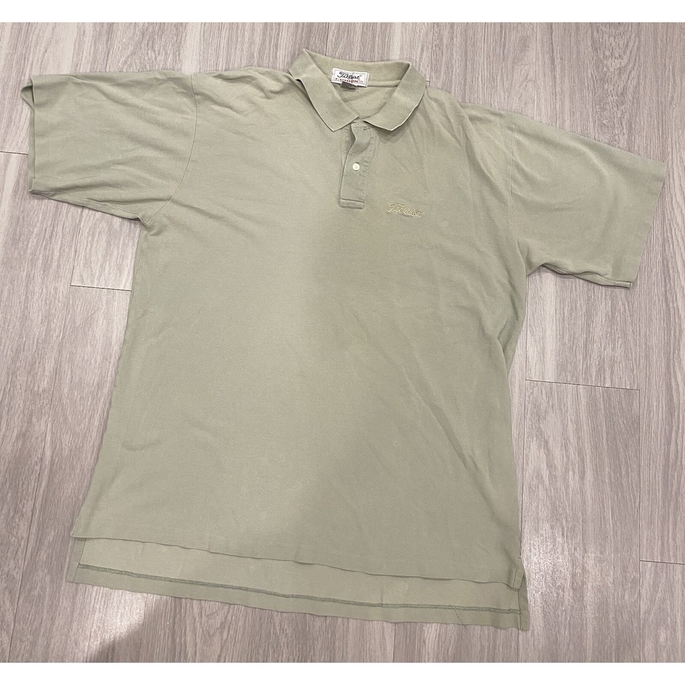 Vintage Titleist by Corbin Golf Golfer Polo Logo Casual Outdoor Shirt Mens‎ XXL